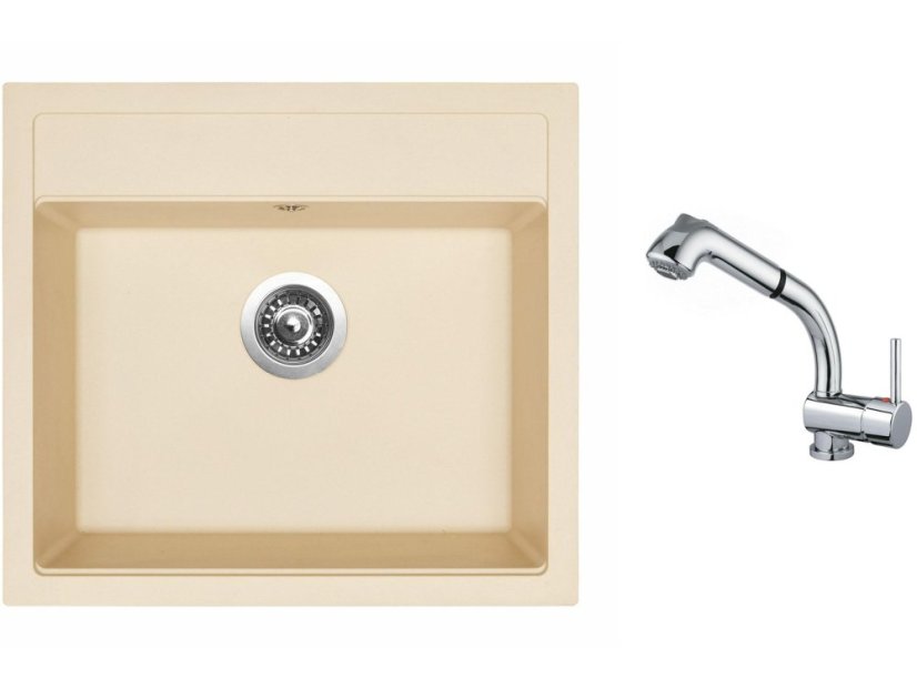 Set Sinks SOLO 560 Sahara + batéria Sinks MIX 3 S Chróm