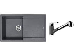 Set Sinks AMANDA 860 Titanium + batéria Sinks LEGENDA S Titanium Set Sinks AMANDA 860 Titanium + batéria Sinks LEGENDA S Titanium