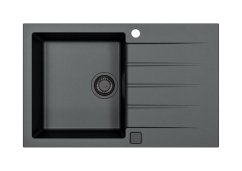 Granitový dřez Alveus Cadit 20 černý - Black edition
