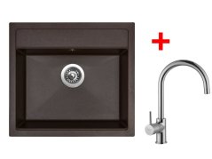 Set Sinks Solo 560 Marone + Vitalia