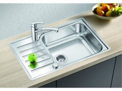 Nerezový drez Blanco LANTOS XL 6 S-IF Compact nerez kartáčovaný s excentrom