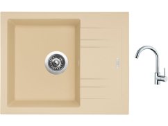 Set Sinks LINEA 600 N Sahara + baterie Sinks MIX 35 chrom Set Sinks LINEA 600 N Sahara + baterie Sinks MIX 35 chrom