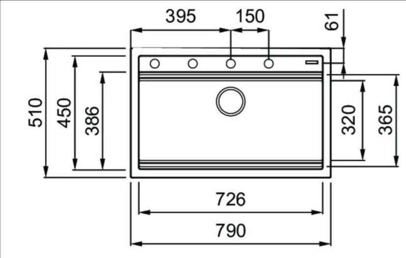 Granitový drez Elleci Best 130 K86 BUNDLE