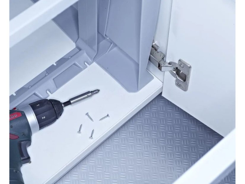 Vestavný odpadkový koš Elletipi CITY - výsuvný, 12+8+8 L , PTA 4040B - 4