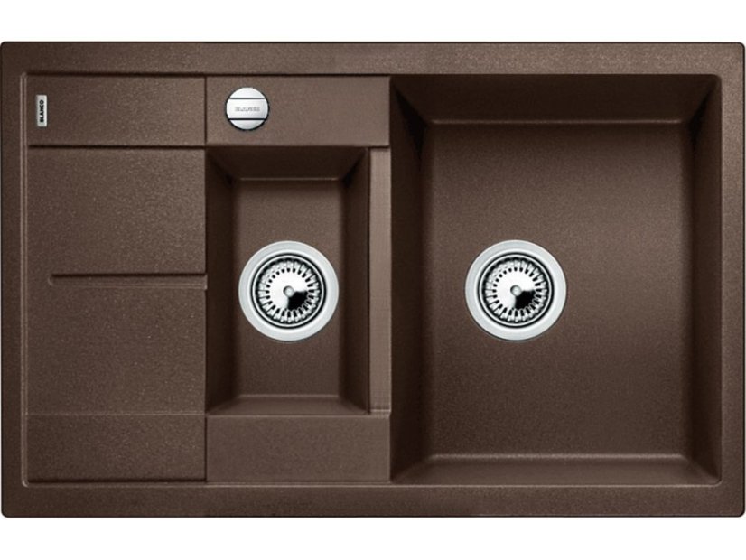 Granitový dřez Blanco Metra 6 S Compact kávová s excentrem 2