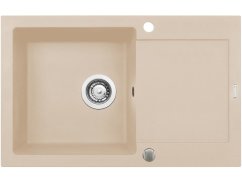 Granitový drez Pyramis Mido 79 x 50 1B 1D Béžová