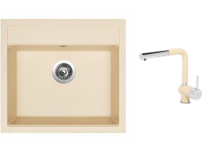 Set Sinks SOLO 560 Sahara + baterie Sinks MIX 3 P Sahara