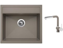 Set Sinks SOLO 560 Truffle + baterie Sinks MIX 3 P Truffle
