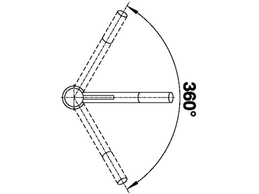 Drezová batéria Blanco KANO HD biela/chróm
