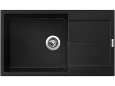Granitový drez Sinks ULTIMA 860 XXL Pureblack