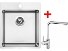 Set Set Sinks Blocker 450 + Baterie Elka chrom