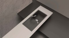 Granitový drez Schock Formhaus D-100L-A Nero