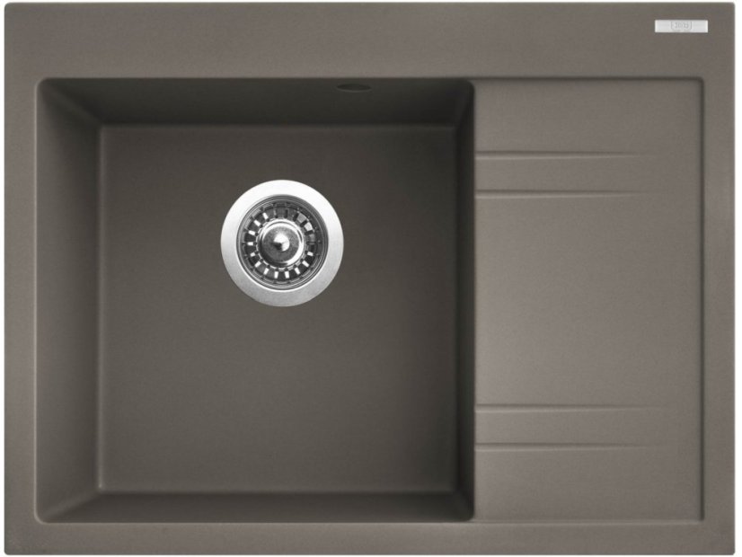 Granitový dřez Sinks RIM 650 L Truffle levý