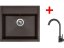 Set Sinks Solo 560 Marone + Arco černá matná