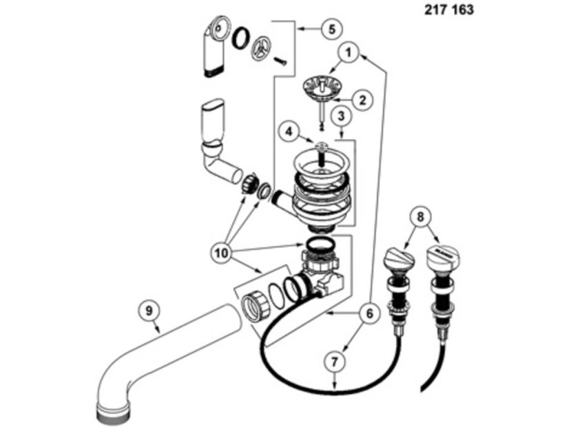 Granitový dřez Blanco ZIA XL 6 S Compact antracit s excentrem