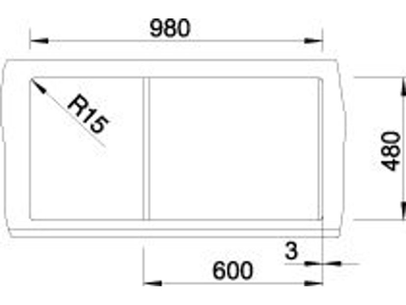 Granitový drez Blanco METRA XL 6 S Kávová