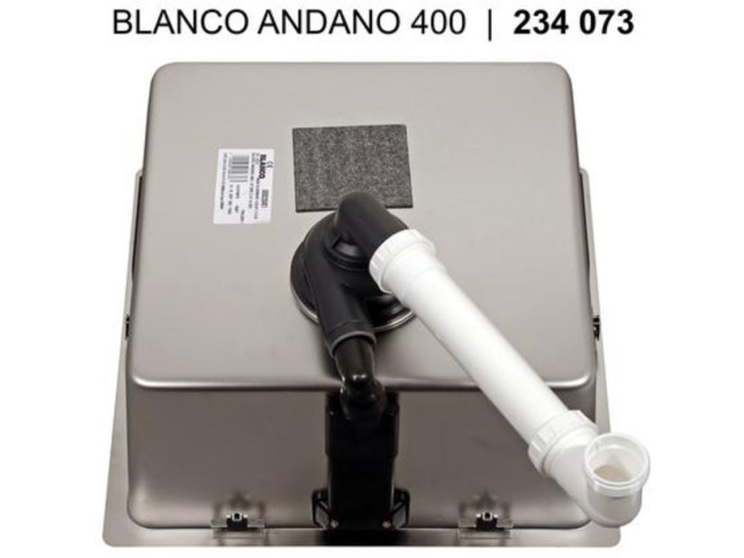 Nerezový dřez Blanco Andano 400 IF InFino Nerez hedvábný lesk