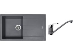 Set Sinks AMANDA 860 Titanium + batéria Sinks PRONTO Titanium Set Sinks AMANDA 860 Titanium + batéria Sinks PRONTO Titanium