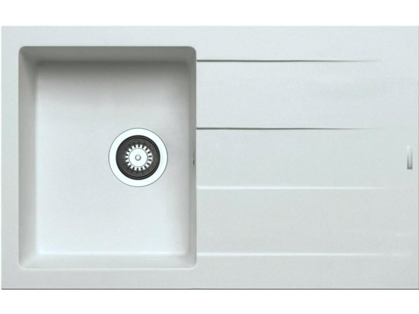 Granitový drez Pyramis Athlos 79 x 50 1B 1D Biela