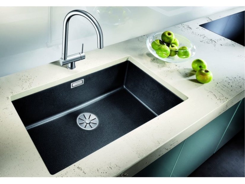 Granitový dřez Blanco Subline 700 U InFino bílá soft - 2