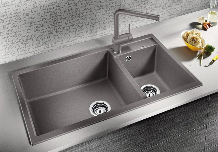 Granitový drez Blanco METRA 9 biela soft