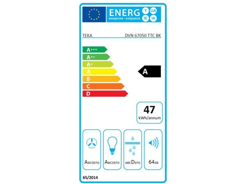 Odsávač pár Teka DVN 67050 TTC BK
