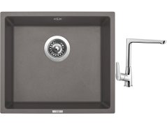 Set Sinks FRAME 457 Truffle + baterie Sinks baterie CASPIRA chrom Set Sinks FRAME 457 Truffle + baterie Sinks baterie CASPIRA chrom