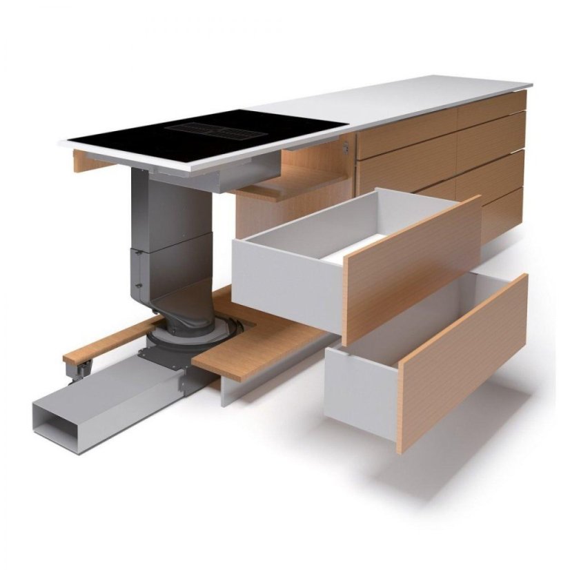 Varná deska s digestoří Airforce Centrale 78 B2 Octa_(4)