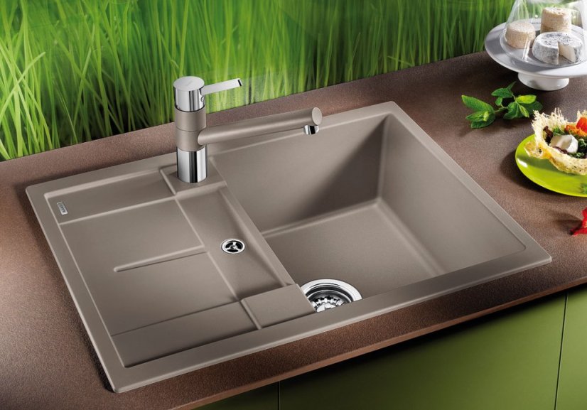 Granitový dřez Blanco METRA 45 S Compact Šedá vulkan