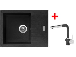 Sinks PERFECTO 650 Granblack + Mix 3 P GR Sinks PERFECTO 650 Granblack + Mix 3 P GR