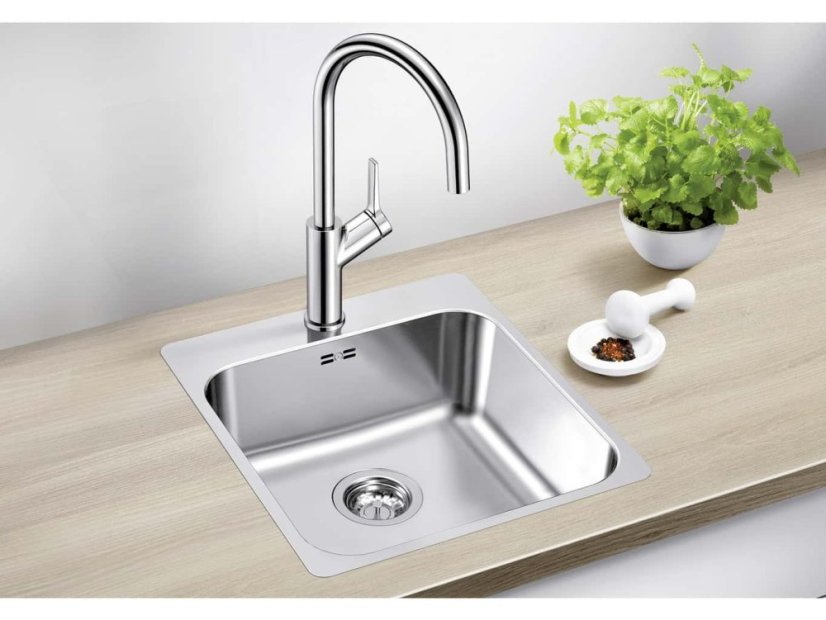 Nerezový dřez Blanco Supra 400 IF/A Nerez kartáčovaný