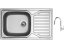 Set Sinks OKIO 860 XXL V matný + baterie Sinks MIX 35 P chrom