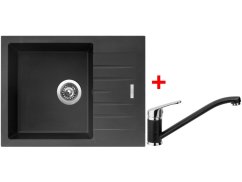 Sinks PERFECTO 650 Pureblack + Pronto GR