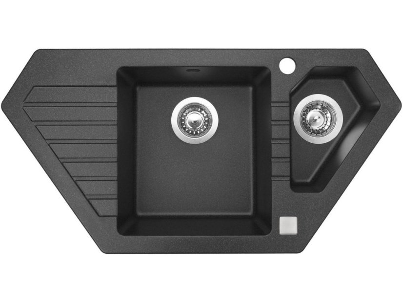 Set Sinks BRAVO 850.1 Granblack + baterie Sinks MIX 350 P chrom