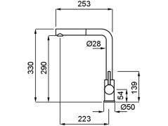 Kuchyňská batéria Elleci Trail Plus G43