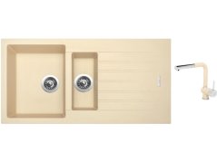 Set Sinks PERFECTO 1000.1 Sahara + baterie Sinks MIX 3 P Sahara