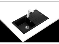 Granitový drez Teka STONE 50 B-TG 1B 1D Nero