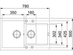 Granitový dřez Franke MRG 651-78 Kašmír