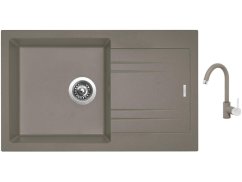 Set Sinks LINEA 780 N Truffle + baterie Sinks MIX 35 Truffle