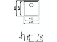 Granitový drez Elleci ZEN 102 K96