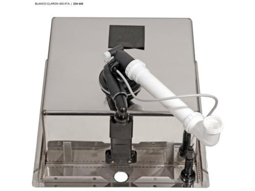 Nerezový dřez Blanco CLARON 400-IF/A InFino Nerez durinox s táhlem