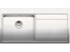Nerezový drez Blanco DIVON II 5 S-IF InFino Nerez hodvábny lesk drez vľavo s excentrom