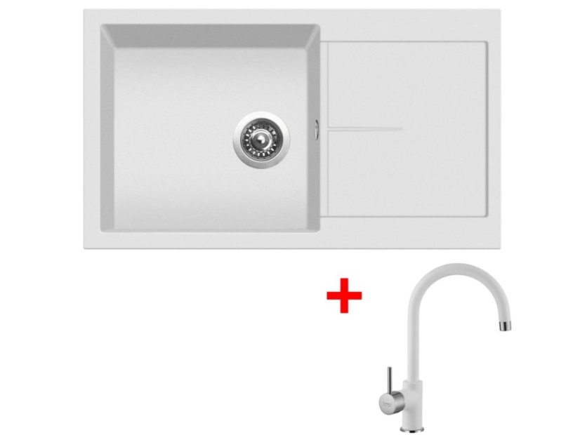 Set Sinks Infinity 860 Milk + Vitalia GR