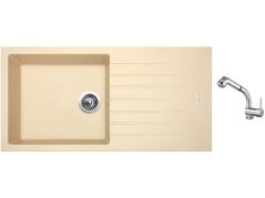 Set Sinks PERFECTO 1000 Sahara + baterie Sinks MIX 3 S Chrom Set Sinks PERFECTO 1000 Sahara + baterie Sinks MIX 3 S Chrom