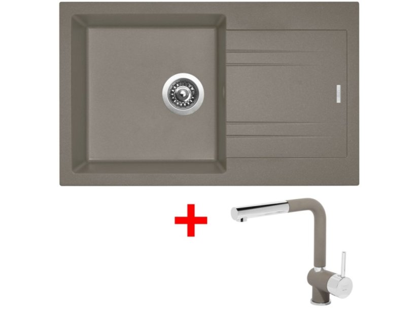 Set Sinks Linea 780 Truffle + Mix 3 P GR