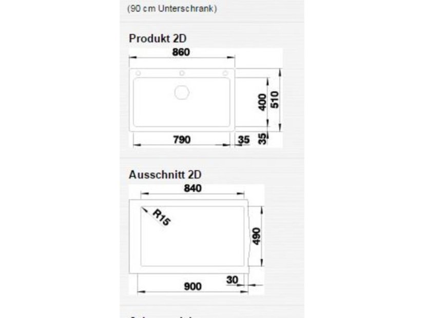 Granitový drez Blanco NAYA XL 9 sivá skala