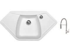 Set Sinks NAIKY 980 Milk + batéria Sinks MIX 35 PROF S chróm