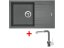 Set Sinks Linea 780 Titanium + Mix 3 P GR