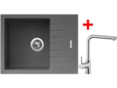 Sinks PERFECTO 650 Titanium + Elka