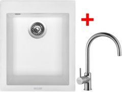 Set Sinks Cube 410 Milk + Vitalia